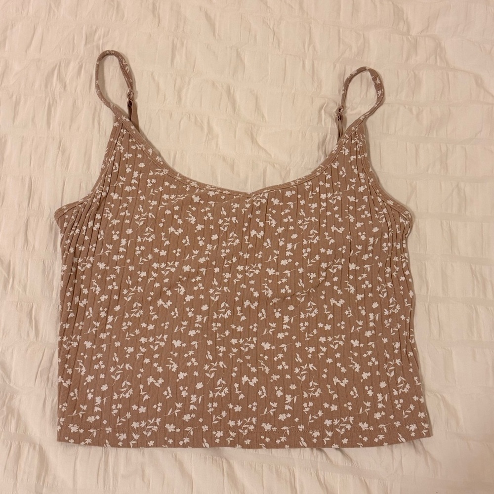 Floral Brown Women's Top